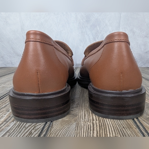 Madewell Size 10 Men's Oxford Loafers NWT Light Brown - Picture 3 of 10